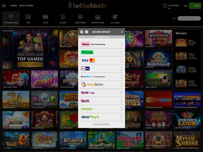 BetFashionTV Casino