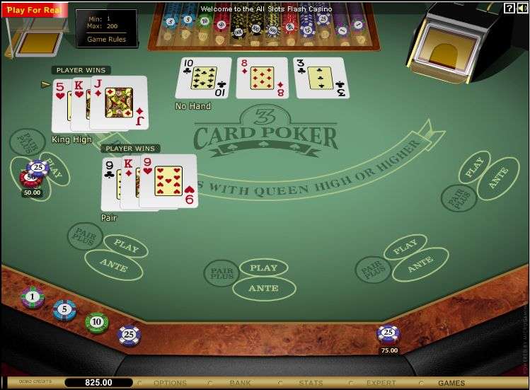 3 Card Multi-Hand Poker Gold