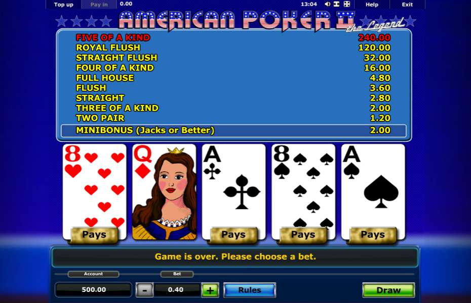 American Poker II Deluxe