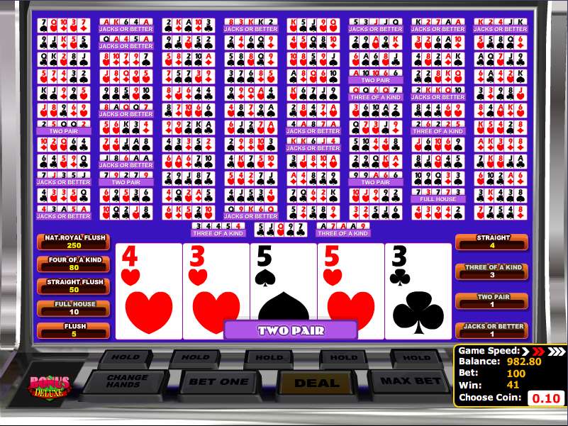 Multihand Bonus Deluxe Poker